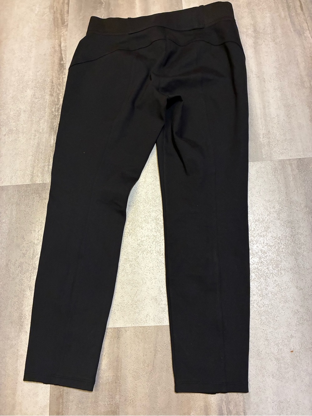 Simply Vera Vera Wang Black Skinny Ponte Pants - Sleek Fit - Picture 3 of 9
